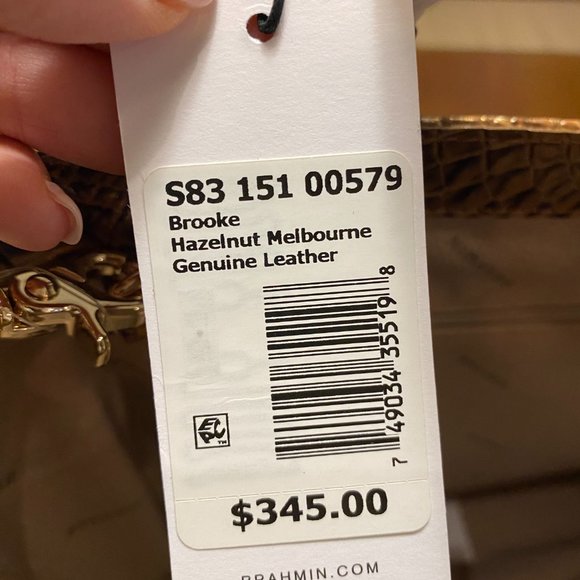 Giftable! NWT Brahmin Brooke Tote!  STUNNING! Work?  Travel? - Picture 9 of 12